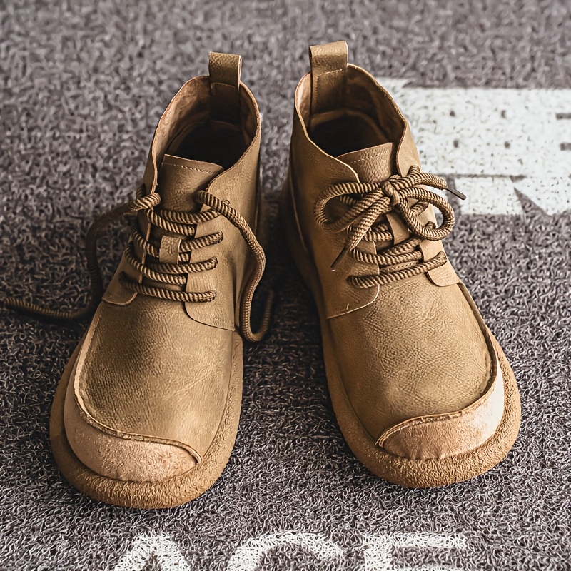 TEMU Men's Shoes, Outdoor Men's Footwear, Men's Boots And Ankle Boots, Vintage Classic Men's Footwear.