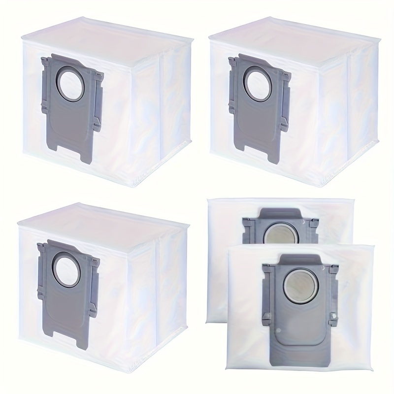 Image of 5 High-quality Disposable Dust Bags, Compatible With For , S8+, S7 Max Ultra/maxv, Q5+, Q5 Pro, Q7+, Q7 Max, Q8 Max - Leak-proof And High-capacity Vacuum Additions