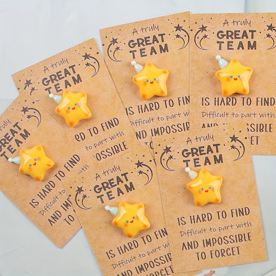 Image of 6 Items, '' Card, Hug Card, Thank You Gift, Gratitude Card, Star Keychain, Support Gift, Appreciation Gift, Mother's Day Gift, Unique Birthday Gift, Back-to-school Gift