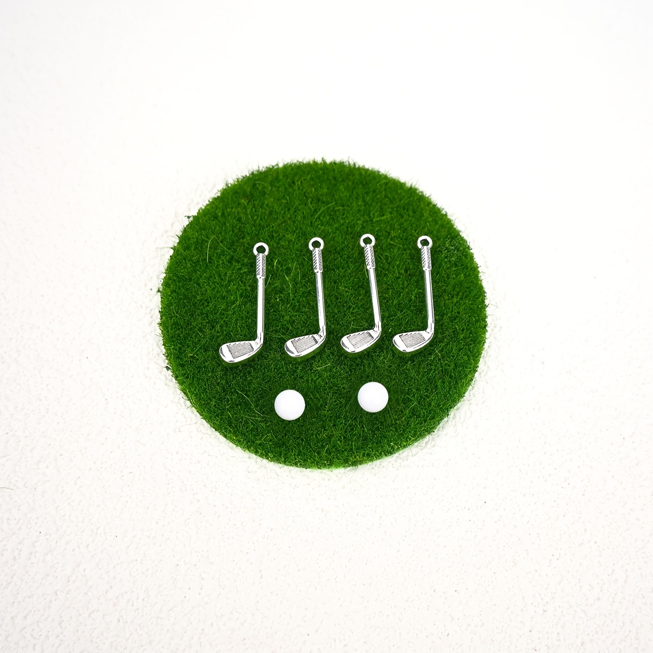 Micro-scale Golf Combination Scene Ornament, , Doll House Accessories, Doll House Toys, Micro Food Play, Shooting Props, Mini Landscape Ornaments, Small Gifts, Souvenirs, Home Decorations