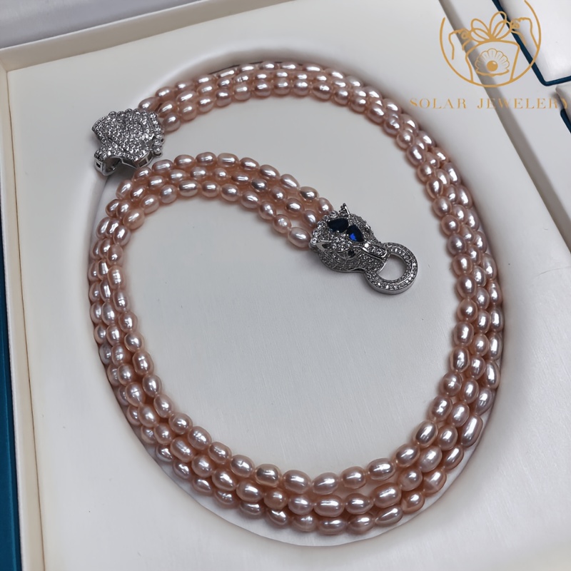 Multi-Layered Elegant Freshwater Pearl Necklace
