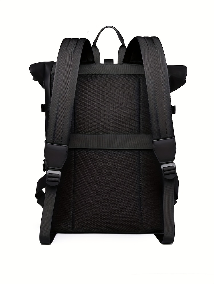 Unisex Outdoor Large Capacity Backpack for Travel And Sports, Roll-Top Laptop Bag, Stylish Casual Backpack for Men