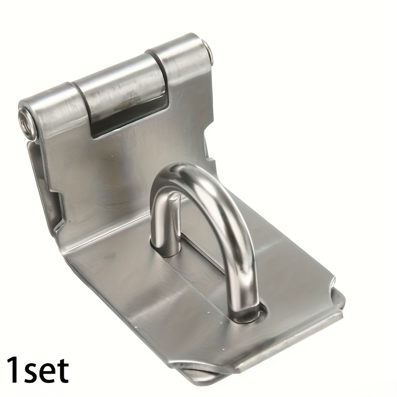 1 set of 90 degree lock     door   stainless steel hasp stainless steel right    