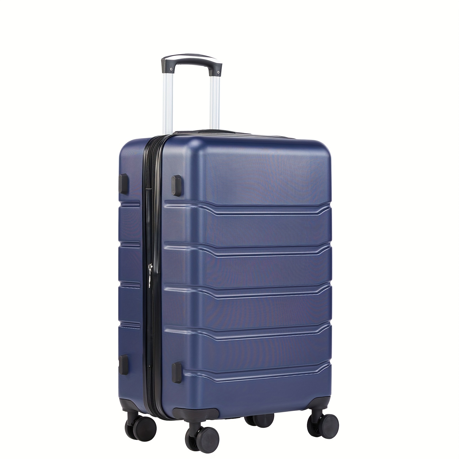 

Carry On Luggage 20 Inch, Hard Shell Abs Suitcase With Double Spinner Wheels, Lightweight Expandable Rolling Luggage With Tsa Lock, Blue