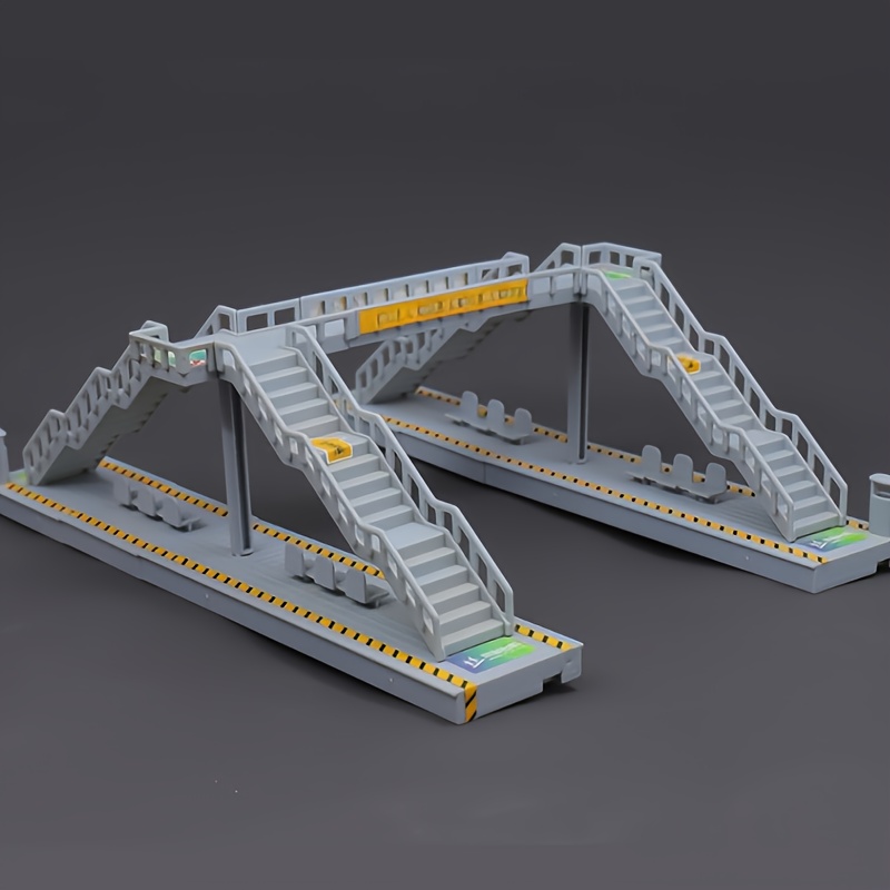 Urban Overpass Bridge Building Model Kit, Modular Assembly