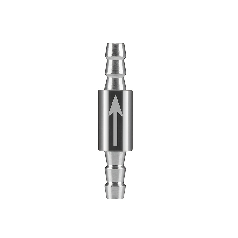 TEMU Dioxide Cylinder To Co2 System Diffuser Stainless Steel Check Valve For Co2 Equipment Non Return Water 4mm Aquarium Water Valve