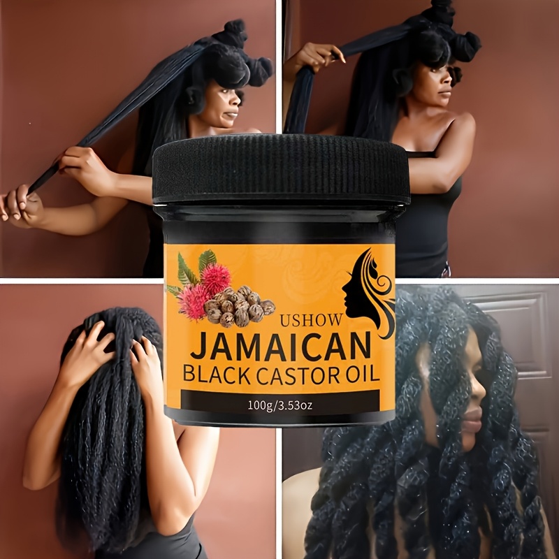 2pcs Jamaican Black Castor Oil Hair Paste for Moisturizing