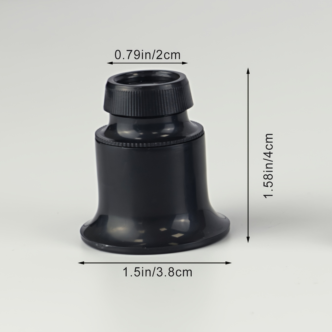 OMIGA 4 Piezas Lupa Relojero Monocular Portátil 5X 10x 15x y 20x