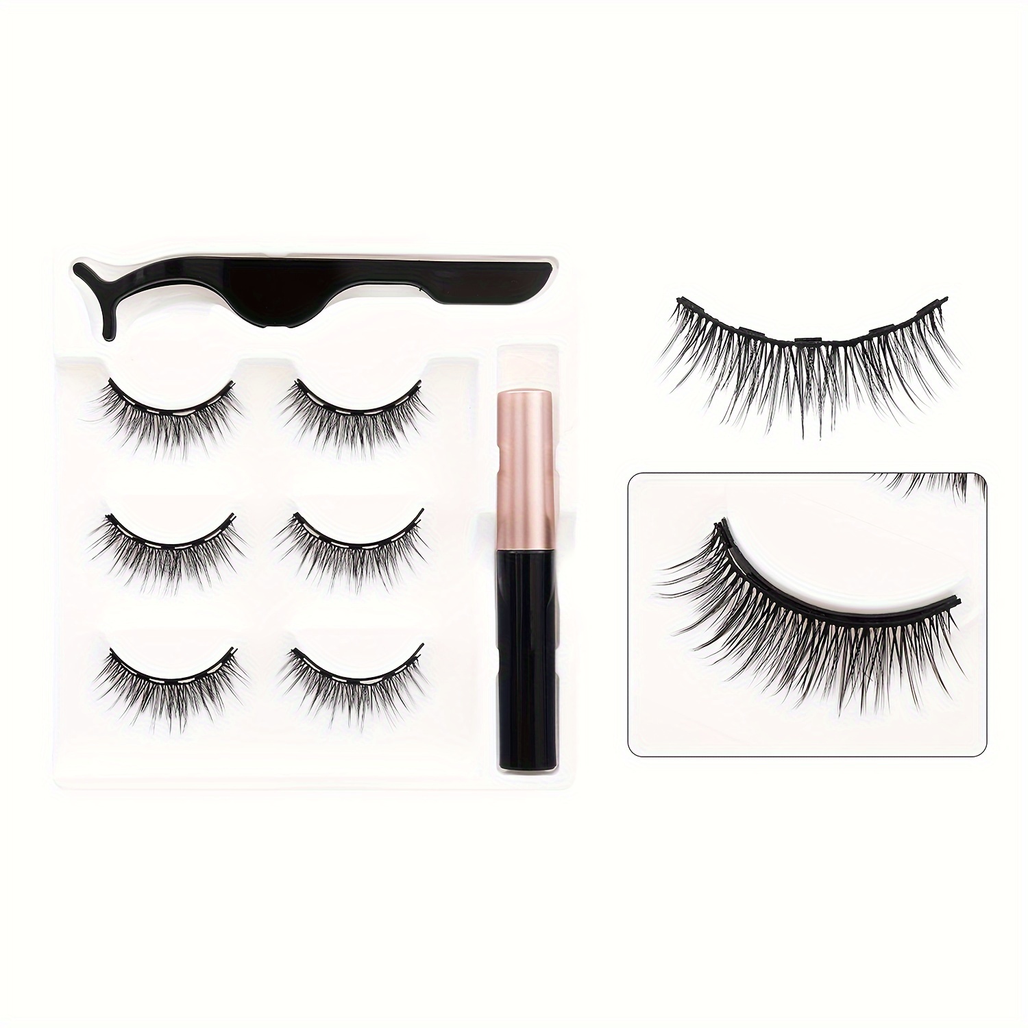 premium magnetisches eyeliner falsche wimpern kit - Temu Germany