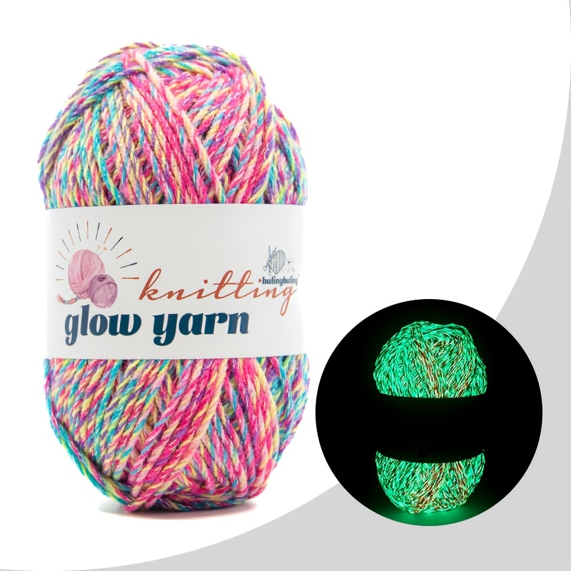 E-shop 1 Packung Acryl-Leuchtgarn, mehrere Farben erhältlich, je 78 Yards, 30g/1.06oz, zum Häkeln Stricken