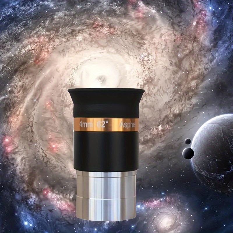 

1.25" 62° Ultra Wide Angle 4mm Aspheric Eyepiece - Multi-coated, High Definition, No Battery Needed, For Astronomical