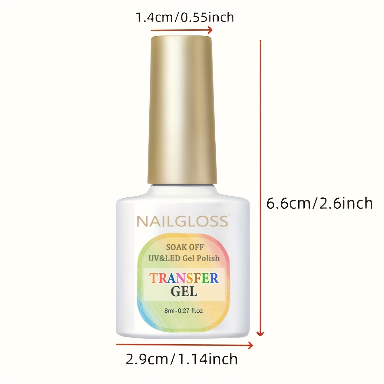 Image of Nail Foil Nail Art Foil Gel For Foil Stickers Nail Foil Transfer Gel Nail Foil Transfer Nail Art Manicure Led Lamp Required Soak Off