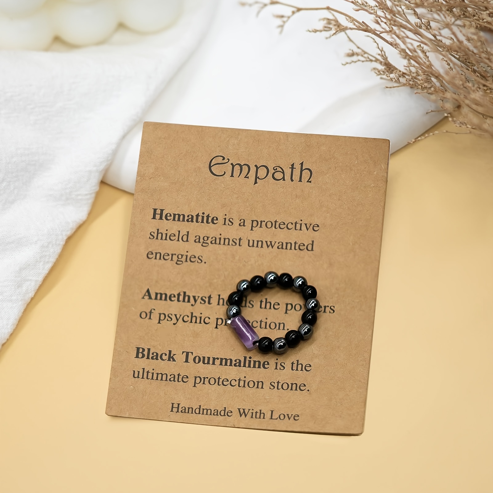 Image of Natural Stone Crystal Rings For Women - Jewelry Gifts Featuring Crystal Rings