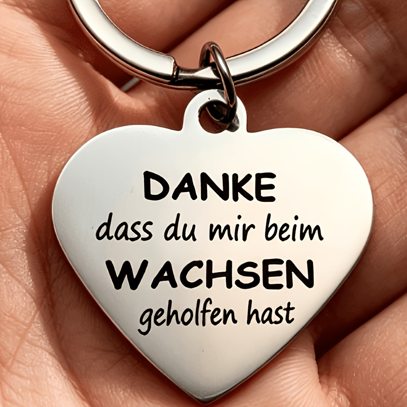 1 Stainless Steel Keychain, "a Gift For Teachers, Parents, Or : 'thank You For Me.'
