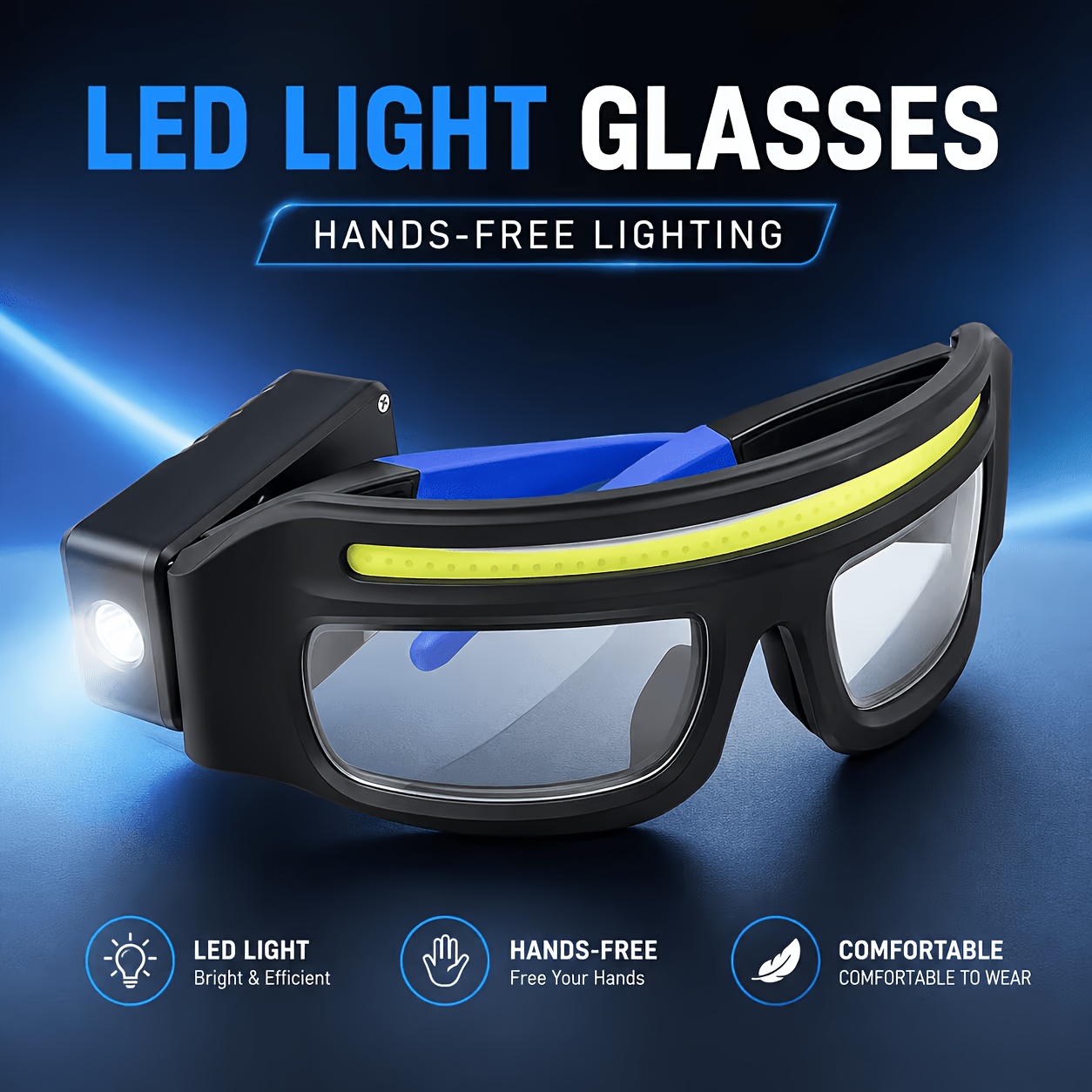 Upgraded Model 2026 Multi-Functional Rotating Headlamp, 5 Modes