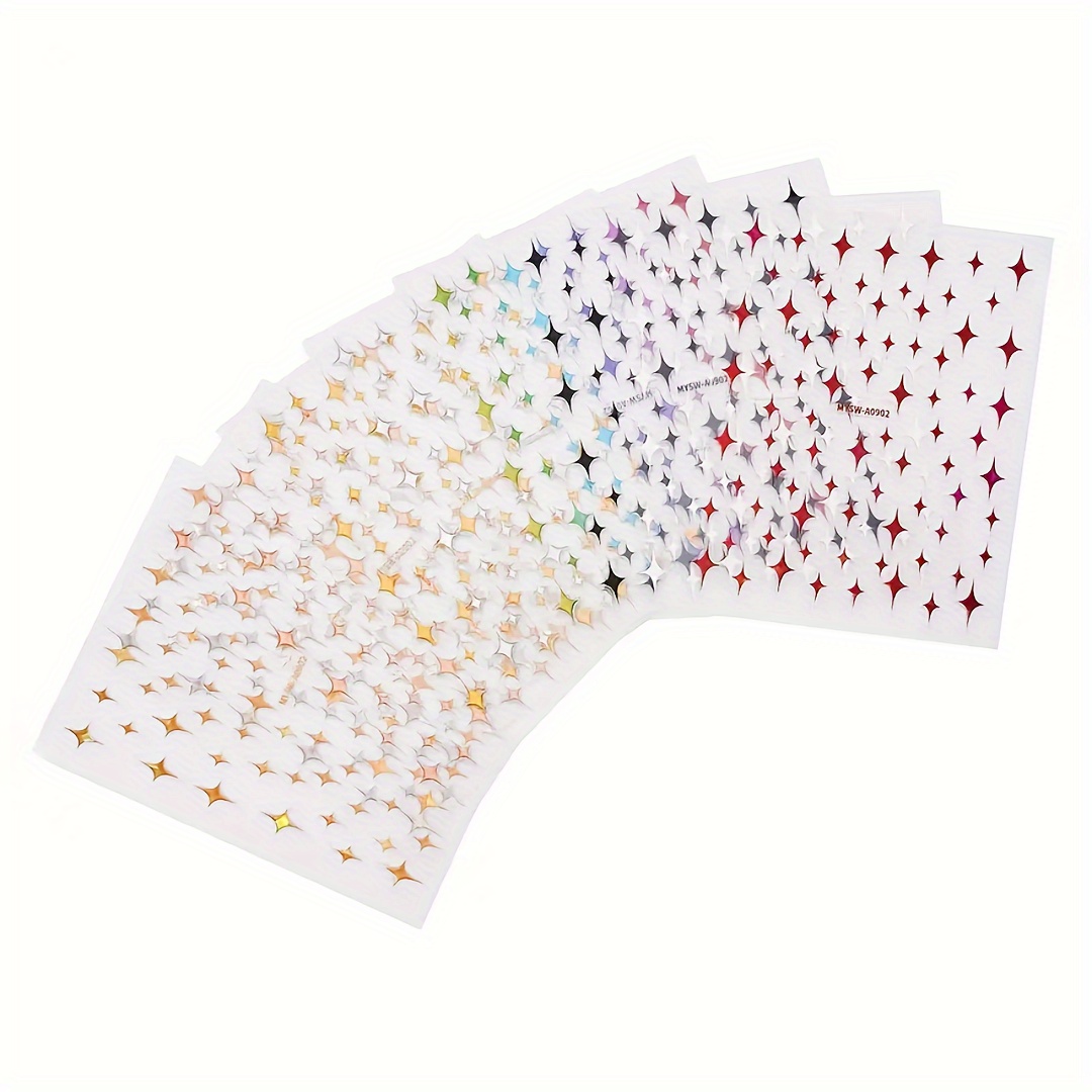 

3pcs Stickers - , For Diy Crafts & Decor | Rose Golden/gold/silvery Gray