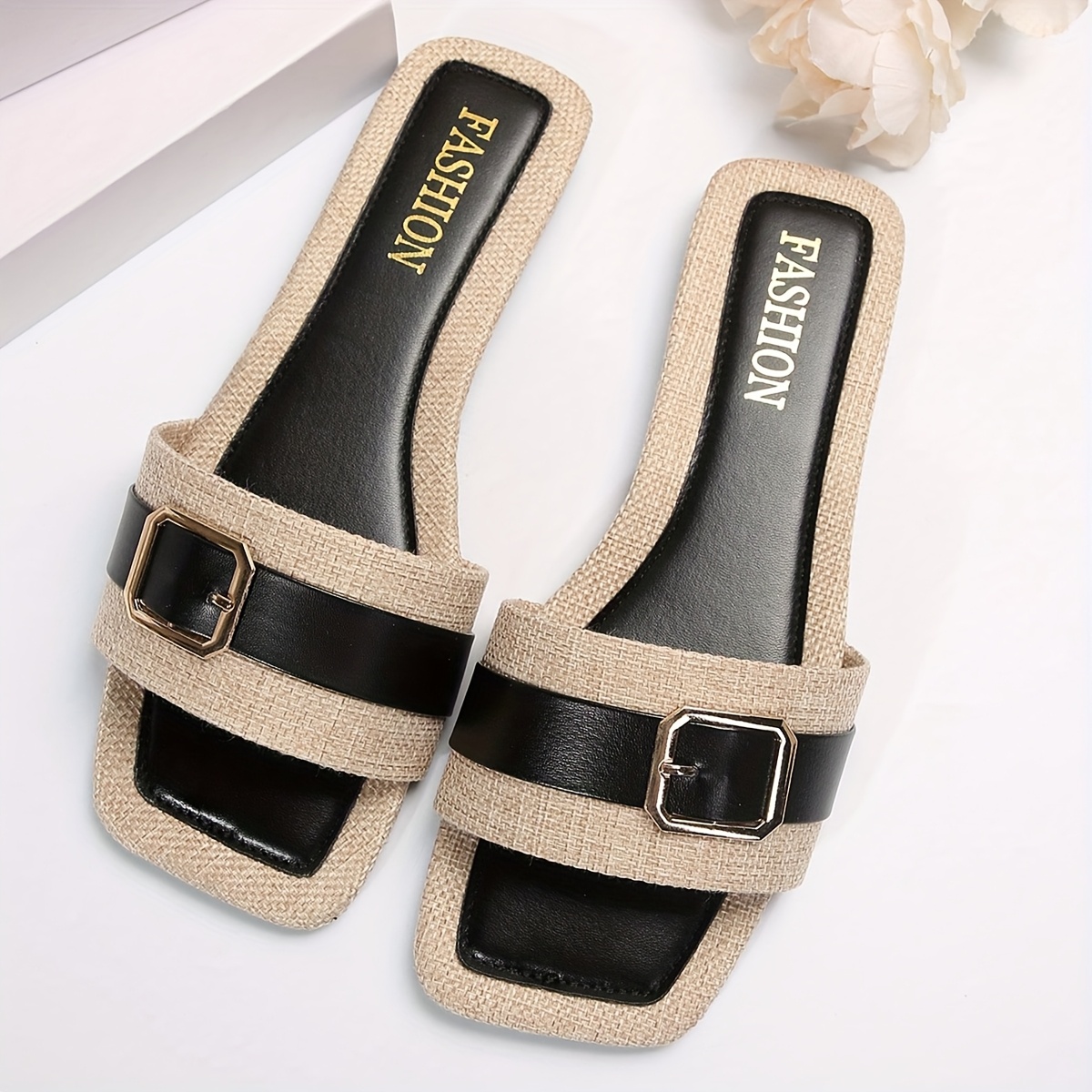 Open Toe Slippers Womens Bedroom Slippers With Support Women's