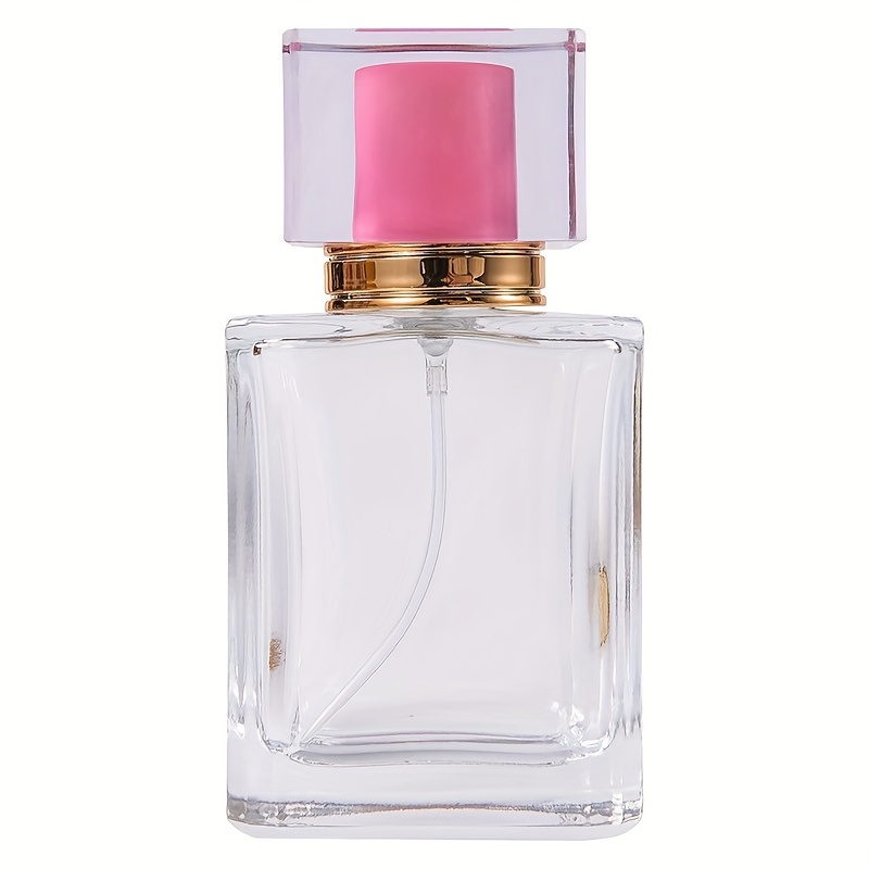TEMU Luxurious 50ml Glass Spray Bottle - Unscented, Portable, Travel-sized Cosmetic Container With , Ideal For Fragrance Or Skincare Products, Fragrance Bottle|elegant Aesthetic|glossy Finish