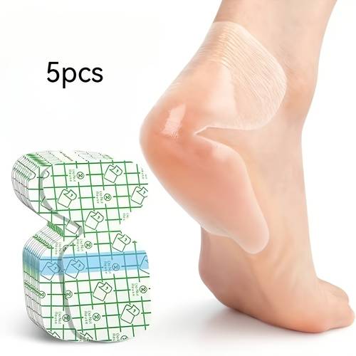 invisible moisturizing heel stickers breathable cushion pads for dry cracked heels moisturizing soft pvc material no needed ideal for holiday gifts and party favors