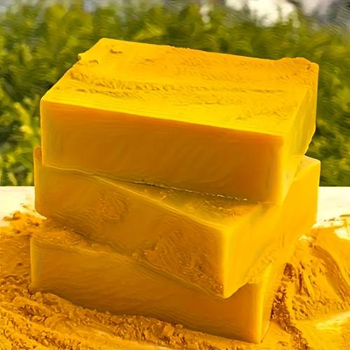 100g turmeric lemon kojic acid soap handmade soap for bathing and washing face moisturizing deep cleaning gentle and non irritating moisturizing