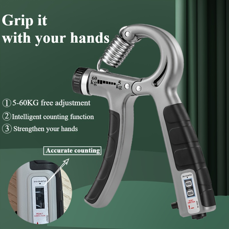 44-154 Lb Grip Trainer GD Iron Grip 70 Adjustable Hand Gripper - 44-154 Lbs Resistance For Wrist & Forearm Strength Training GD Iron Grip Hand Strengthener