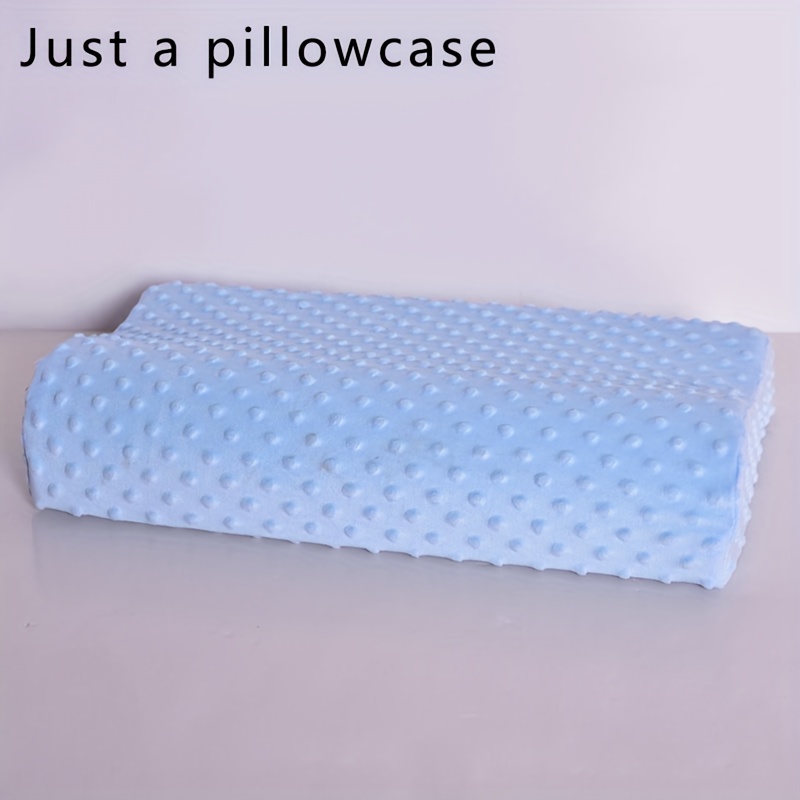 Image of Replacement Pillowcase - Ergonomic Memory Neck Pillow Cover - Pillow Core Not Included, Soft And Comfortable, 3 Colors , Suitable For , Bedroom, Bed