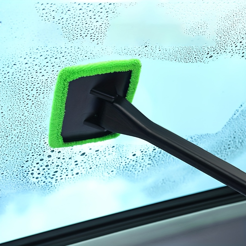 

1pc Autocare Car Windshield Wiper, Non-electric Glass Cleaning Brush With Squeegee, Vehicle Front Window Defogging Tool, Essential Accessory, Car Cleaning Accessories