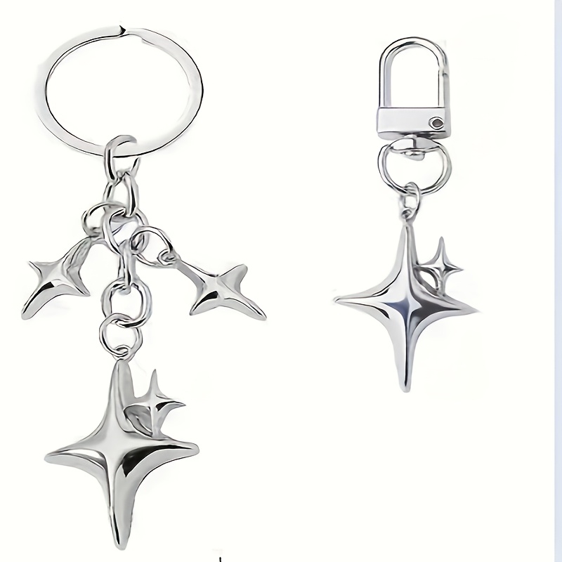 TEMU 1/2 piezas Estrella y Llavero - Regalo de Recuerdo para Fiestas de Moda, Adecuado para Bolsos, Mochilas, Coches - Adecuado para Regalos de