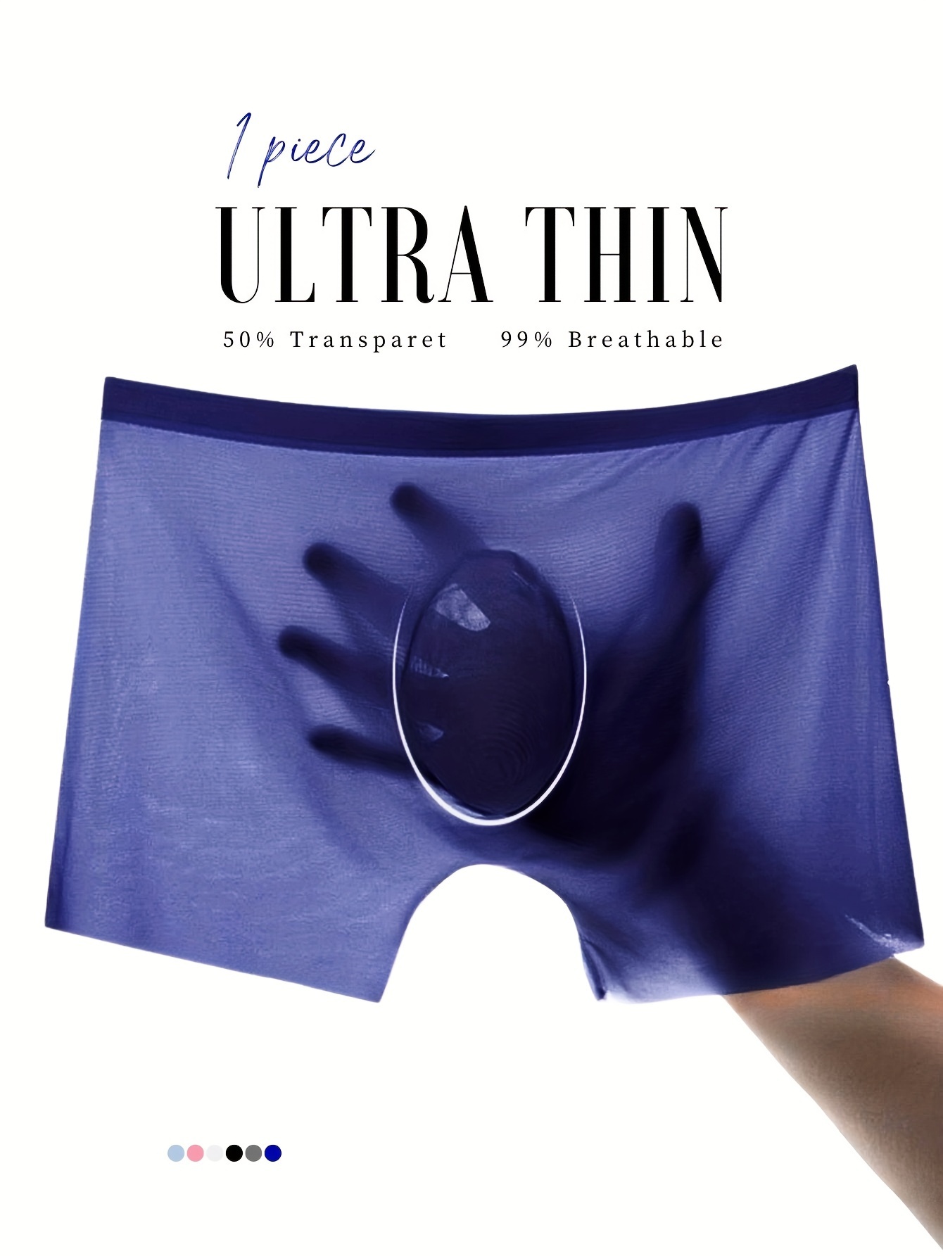 Womens Underwear Ice Silk Panties Sexy Briefs Seamless Ultra-thin