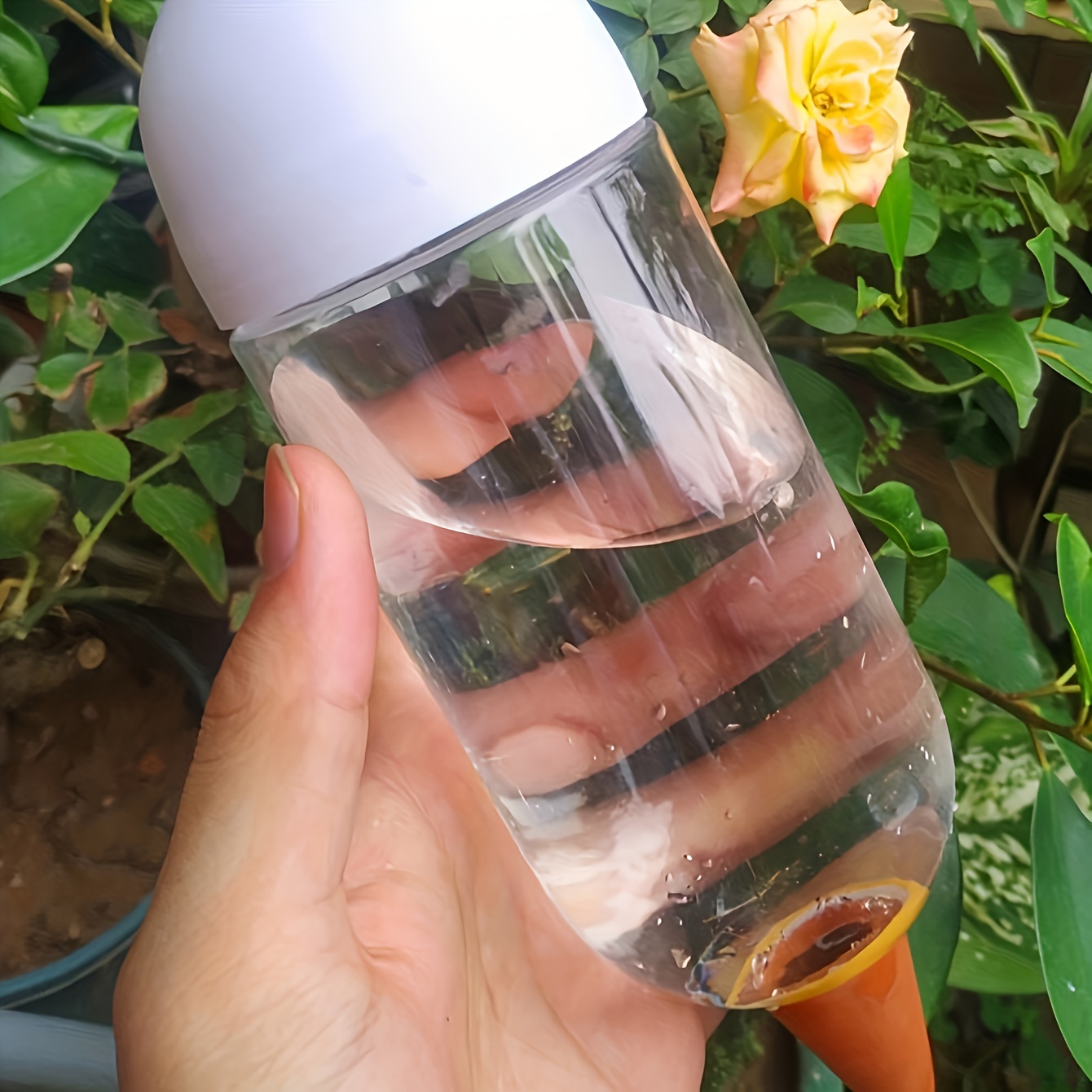 

1pc Watering Irrigation Device, Transparent 500ml Antler Shape, Automatic Watering Device, Lazy Artifact, Fully Automatic Watering, Household Business Trip Watering Device, Garden Supplies