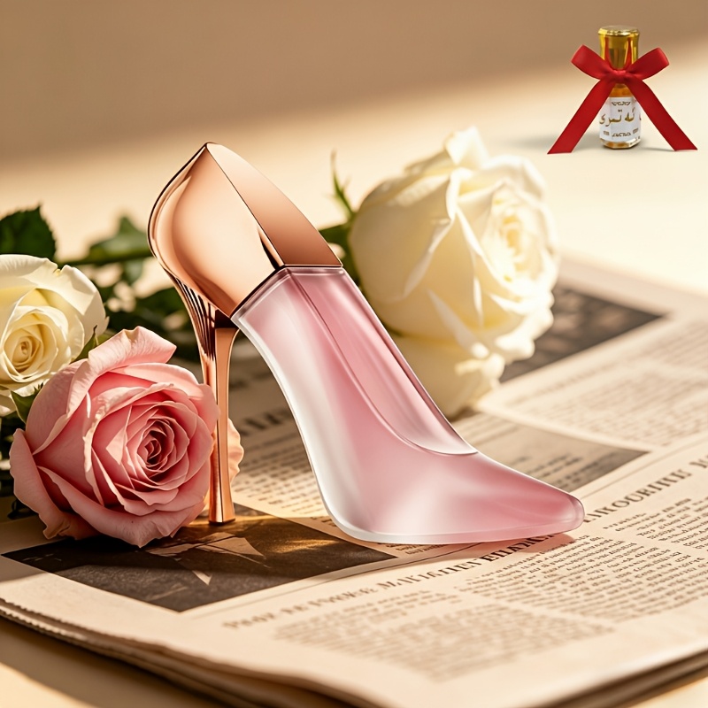 High Heel Perfume For Women | Floral & Wood Scent | Long Lasting-2pcs(30ml High Heel+10ml)