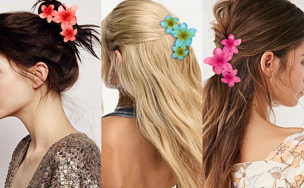 20 Barrettes Fleur Artificielle Pour Cheveux - Style Bohême Pour Femmes Et Filles | Perfect Pour Plage Et Fêtes