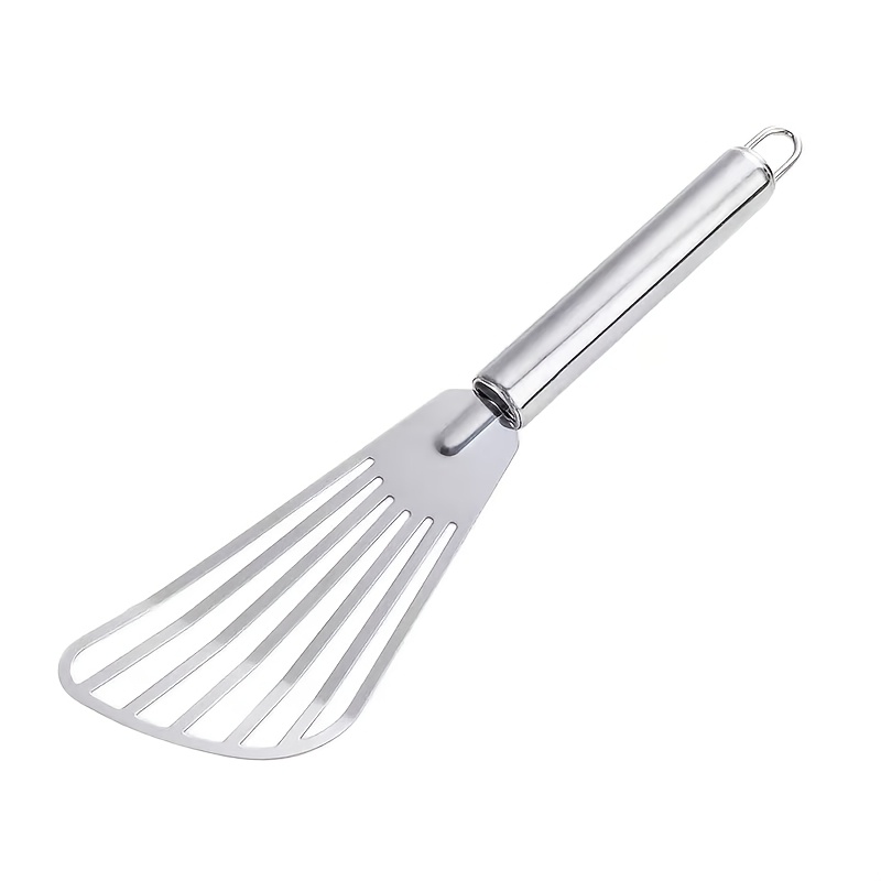 TEMU 1pc Stainless Spatula - Slotted Turner For Effortless Flipping & Grilling - Durable, Versatile Kitchen Utensil Great For Eggs, Fish, Steaks & Pancakes - Apartment Essentials