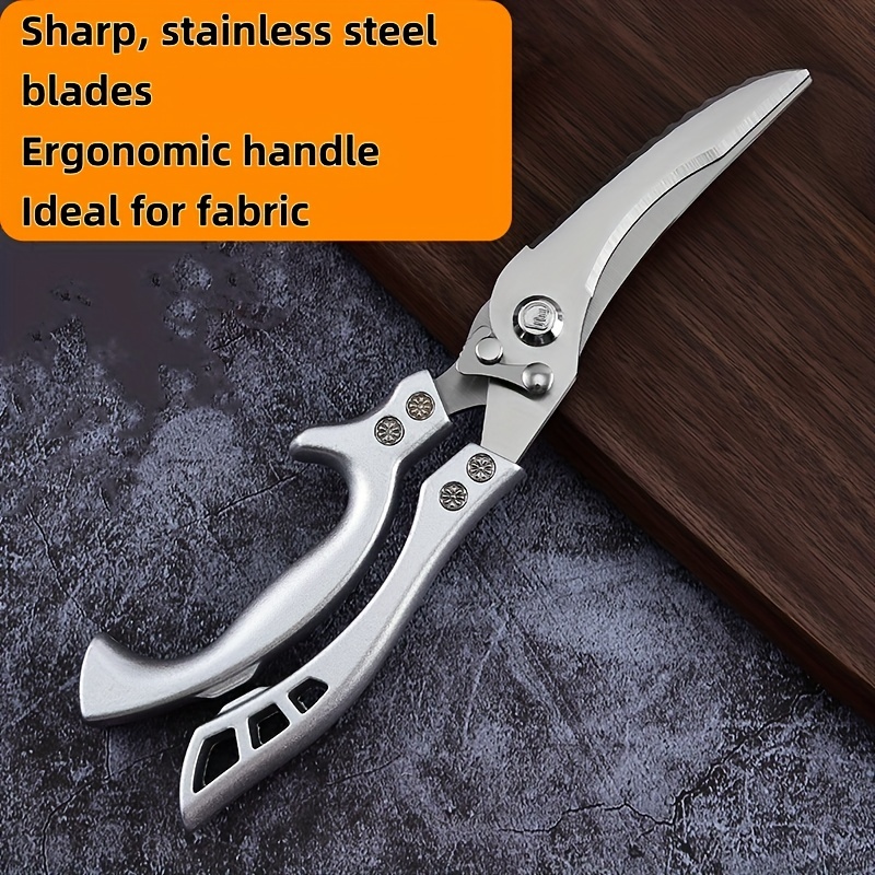 

Heavy-duty Stainless Steel Multi-purpose Scissors - Ergonomic, Thickened Blades For Precision Cutting
