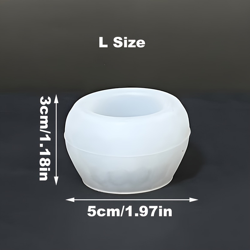 Small Round Silicone Pot Molds Concrete Candle Cup Plastic Molds Epoxy Resin Flower Pot Silicone Mold Home Decoration Crafts