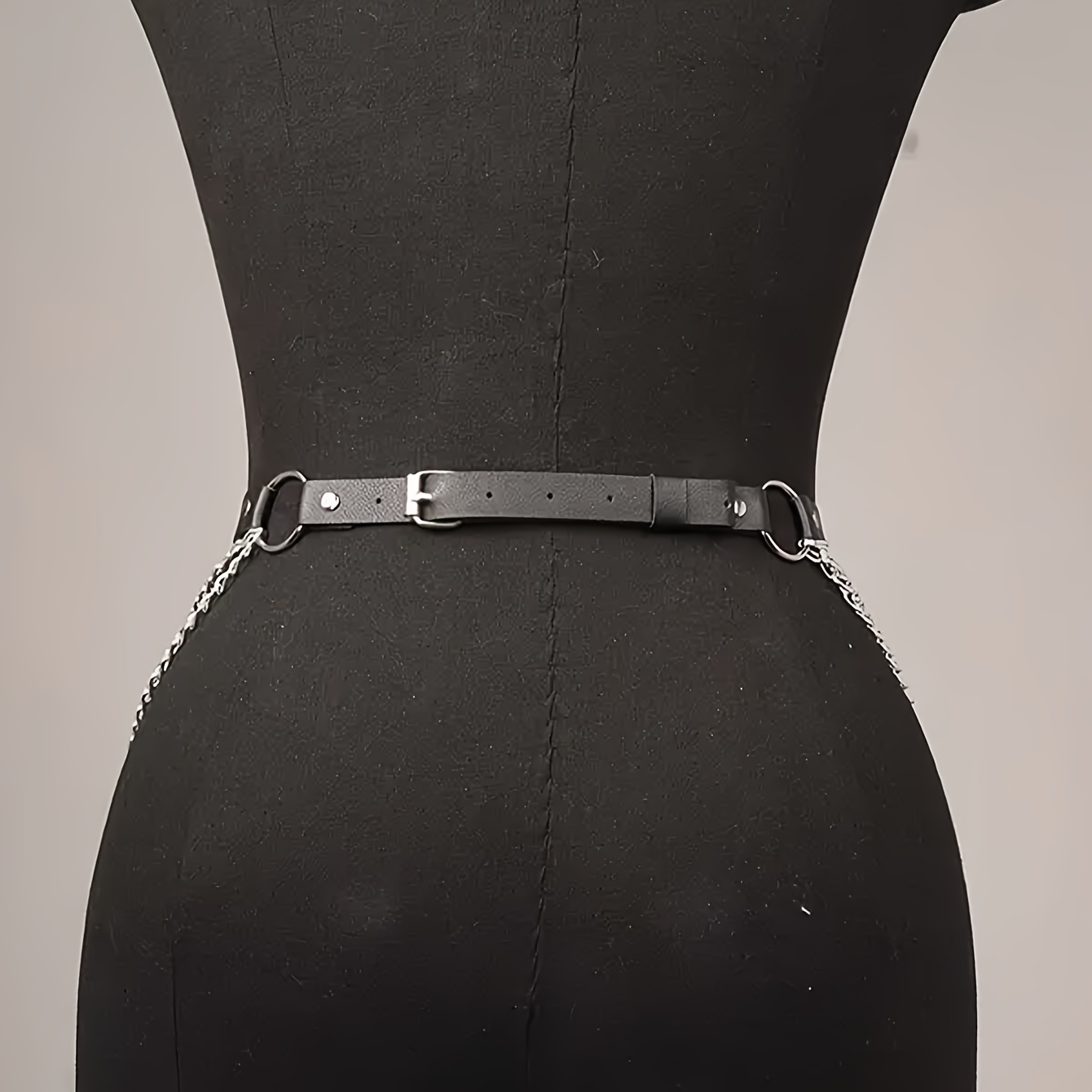 one dark style cross chain belt suitable daily wear - Temu South