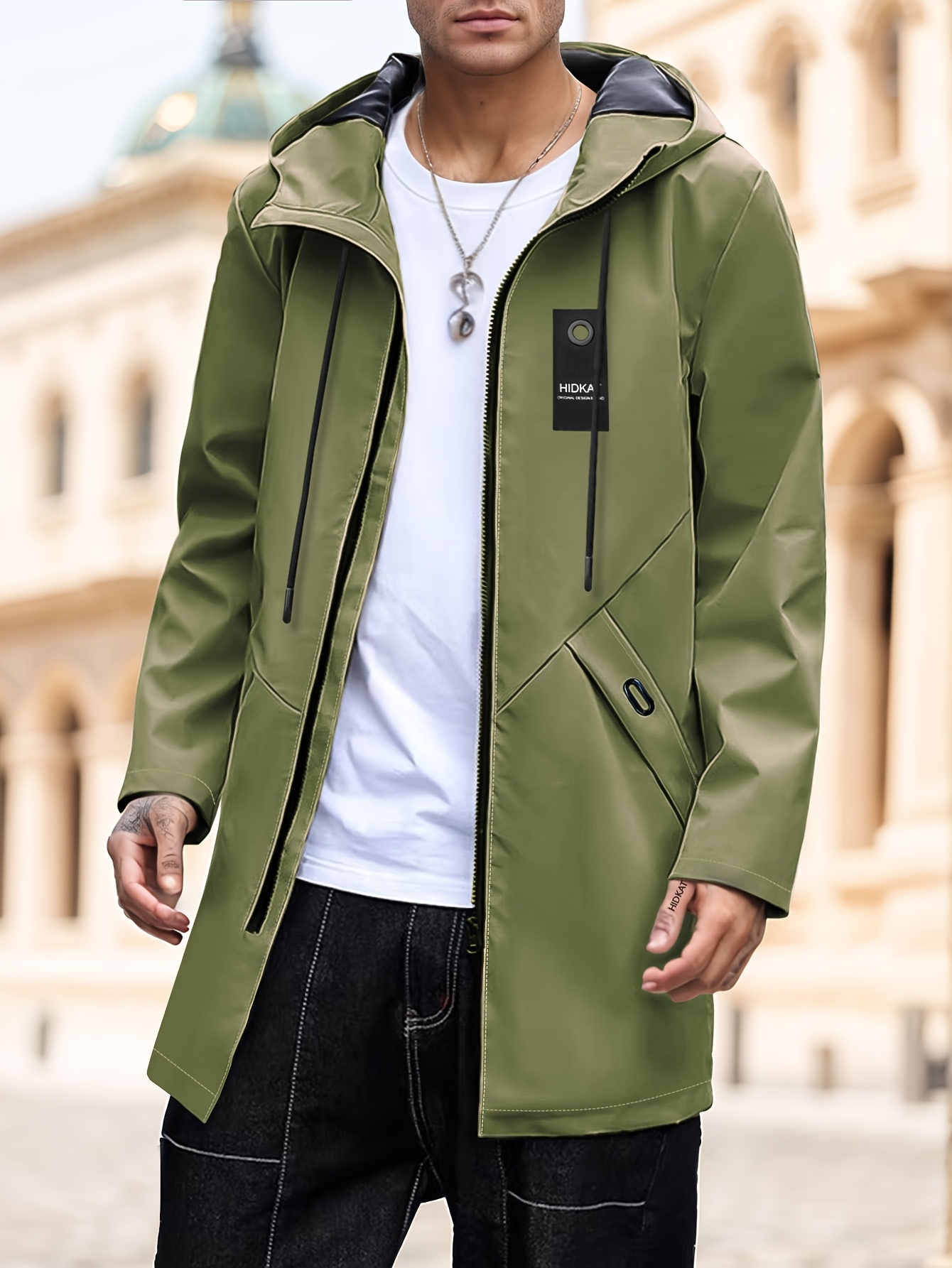 Hooded Jacket Spring Outdoor Jackets Spring Autumn Hiking - Main Image