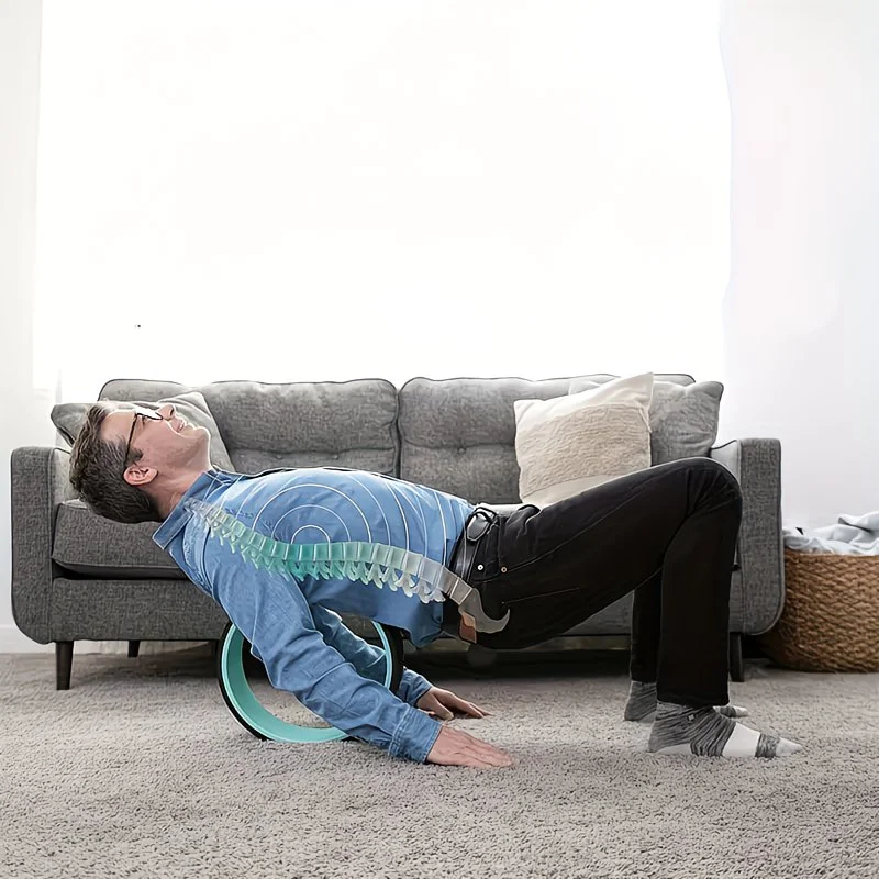 Yoga Wheel Set - Back Stretch & Muscle Roller Massager – detail 2