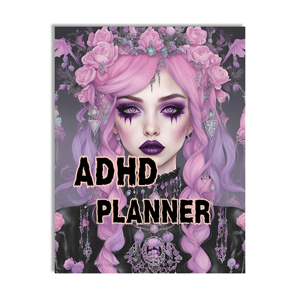 

Planner - Anime-inspired Softcover Journal With , Vintage Aesthetic, For Daily Task Organization & Motivation, Ideal For Students & Professionals