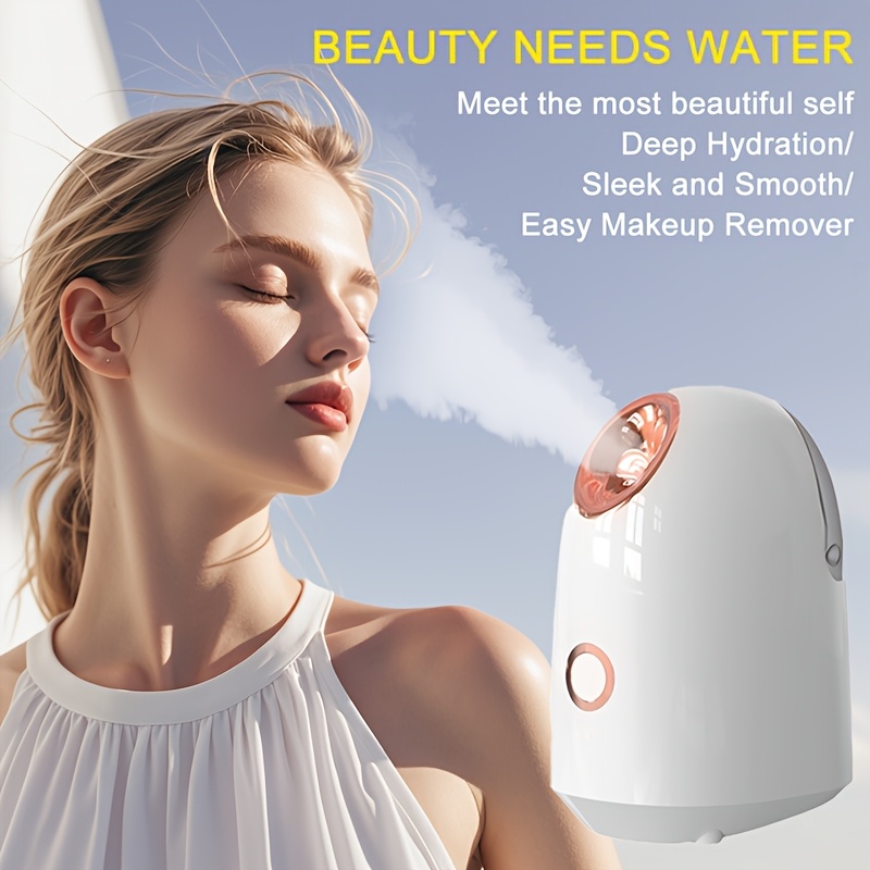 Facial Beauty Device Steam Facial | Ideal for Dry Skin Home SPA | Perfect Gift for Facial And Nose Care, Suitable for Both Men And Women | Great Choice for Home Use, Christmas And New Year Gift, Valentine's Day Present