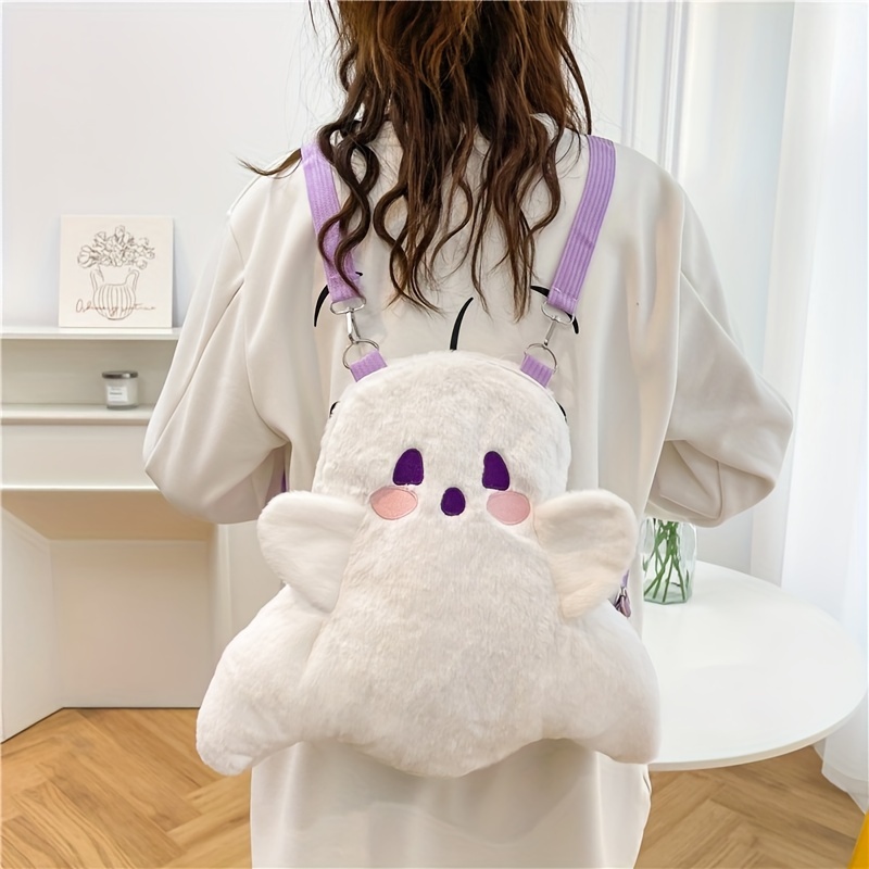 Ghost bag, Kawaii bag, cute Stuffed Animal Plush, Women Plush Bag