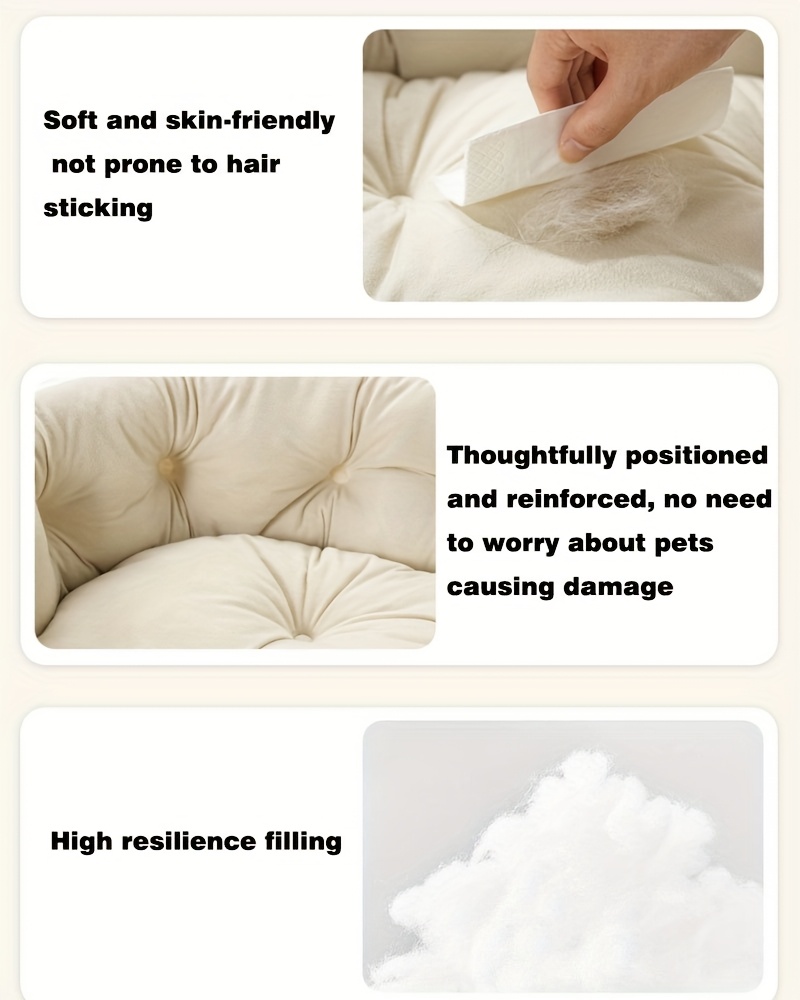 cuddler       pet bed     cat bed for small to medium dogs up to 12kg durable polyester with soft filling no assembly needed cozy indoor bed for  s   decor Product details 5