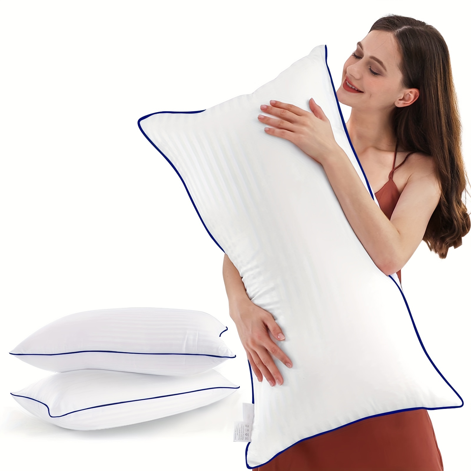 

Bed Pillows For Sleeping Size, Set Of 2- , For , Stomach Or