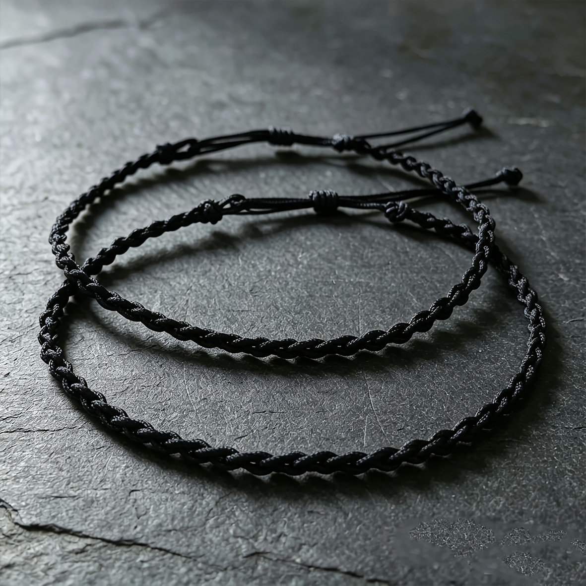 TEMU 2pcs Hand-woven Chinese Style Four-strand Stretchable Bracelets - Braided Suitable For,, For , Sisters, Couples, Daily Wear & Gift, Retro Ethnic