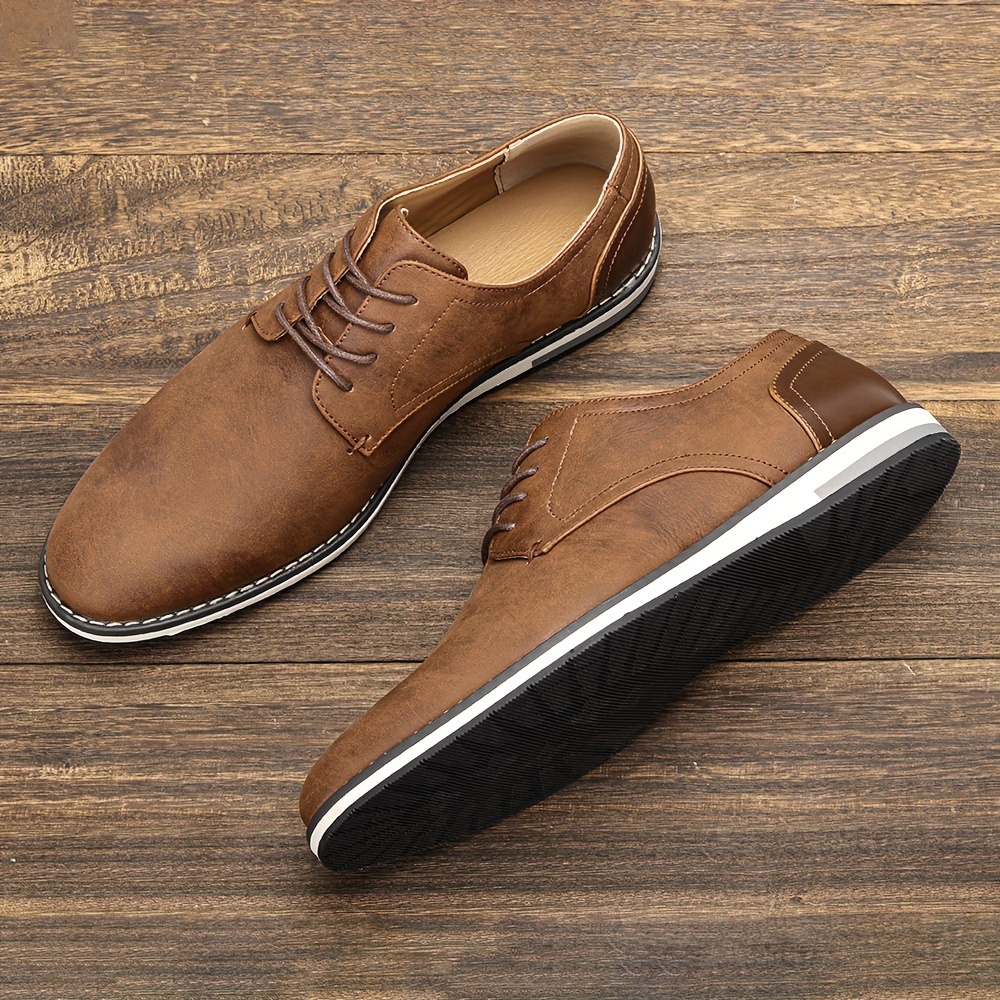 Calzado Oxford Casual Hombre, Zapatos Vestir Ligeros Exteriores Oficina  Negocios Caminar, Deportivo Hombre - Calzado Hombre - Temu