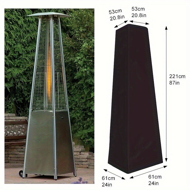 1pc Courtyard Heater Cover - Suitable For Patio Heaters, Heaters ( Only Cover)