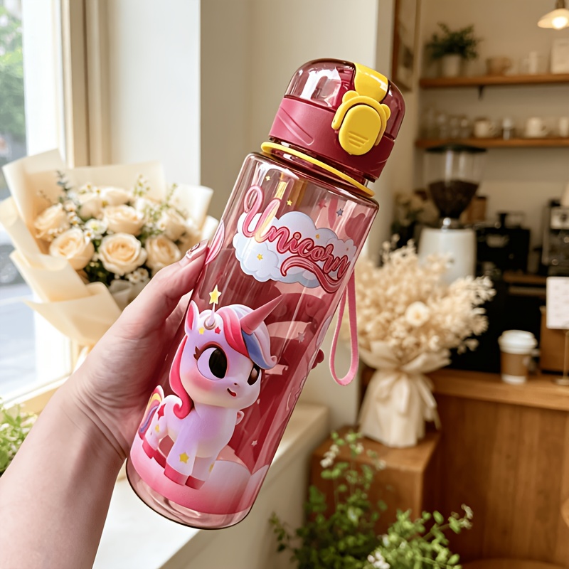 700ml Space Astronaut Water Cup, Direct Drinking Plastic Cup With Strap, Portable Cute Beverage Cup, Sports Cup For