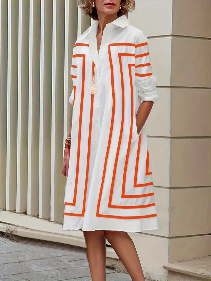 loose midi shirt dress Florisole Khaki Button-Down Shirt Dress Women's Maxi Summer Loose Fit Batwing Sleeve Collared Midi Woven Fabric Casual Elegant French Retro,S