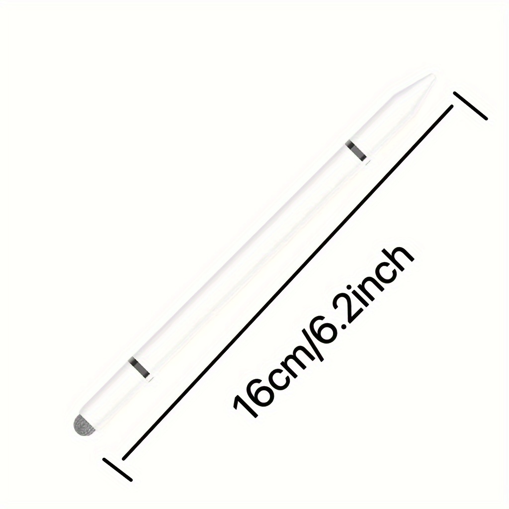 3-in-1 Magnetic Capacitive Pen, Universal Stylus for iPad/Android Touchscreens, Accurate Painting & Signature Tool, Anti-Slip Damping Design Anti-Mistouch, No Battery Needed, Student Office Drawing Must-Have, Multi-Device Compatible