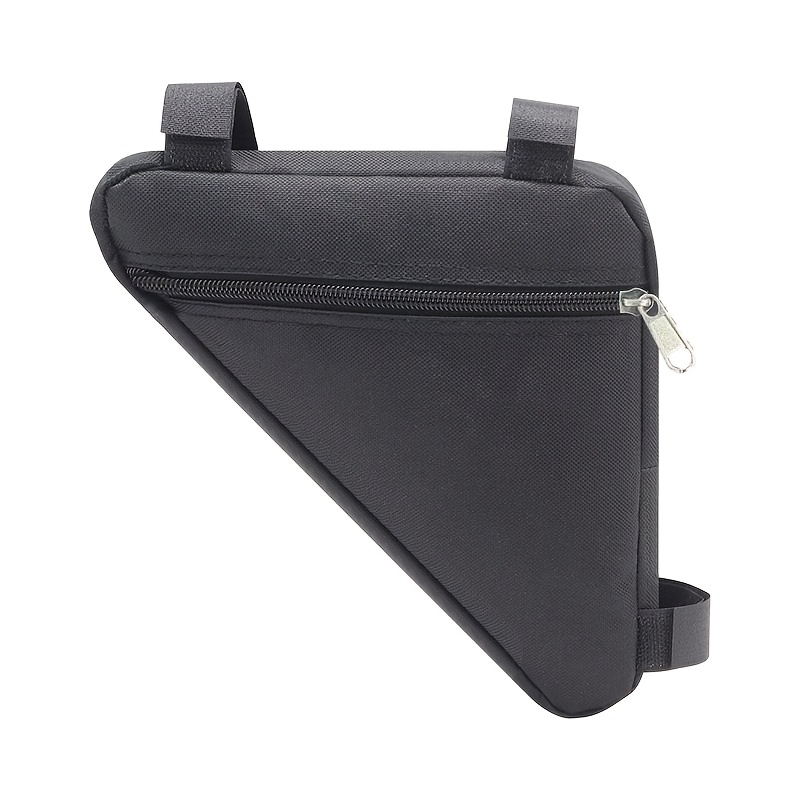 TEMU [bicycle Equipment Package] High-quality Oxford Cloth Mountain Bike Storage Bag, Triangular Bag, Tool Front Beam Battery Bag, Durable Riding